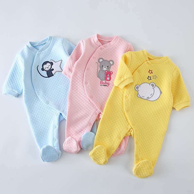 Romper Onesie Baby - Baju Romper Bayi Katun Lengan Panjang