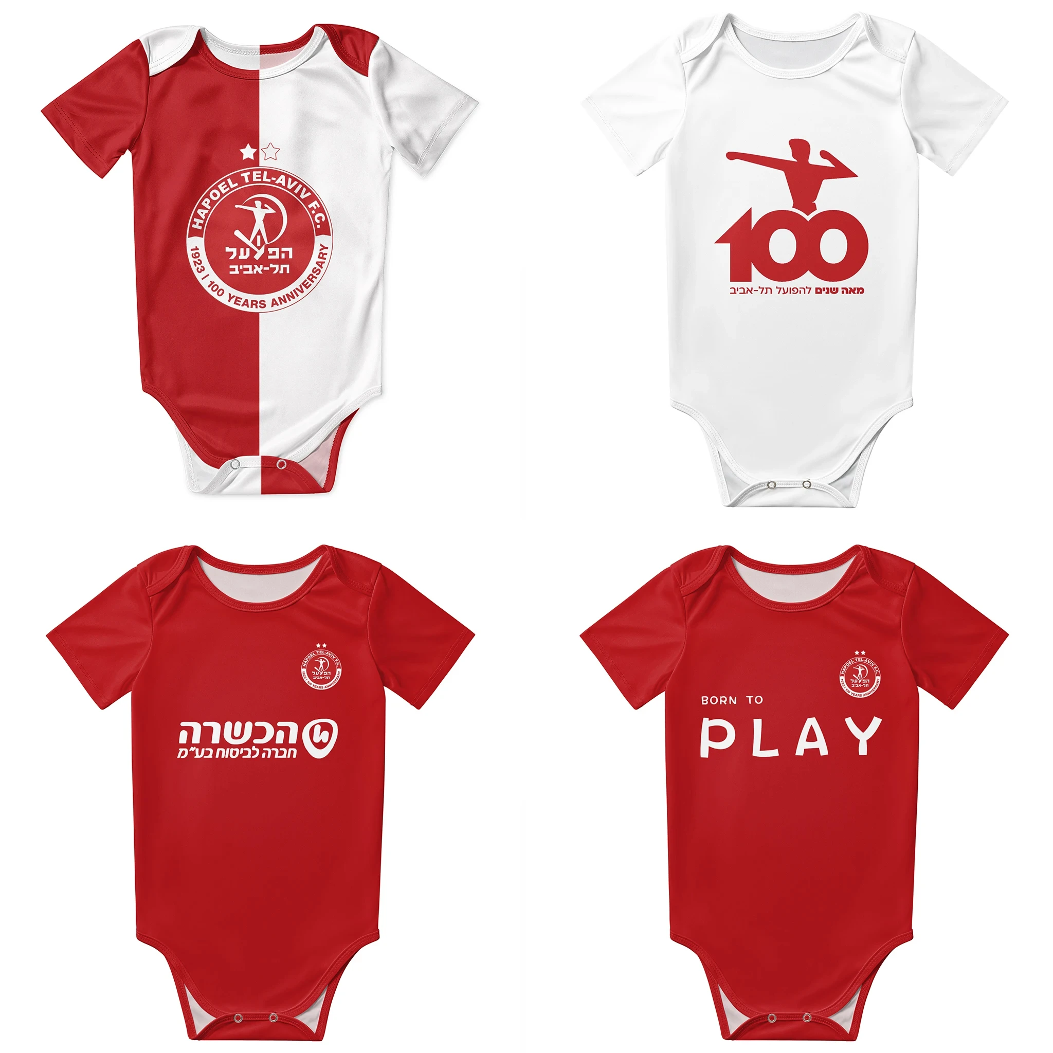 Romper Onesie Baby - Hapoel Tel Aviv Bodysuit Bayi Kaus