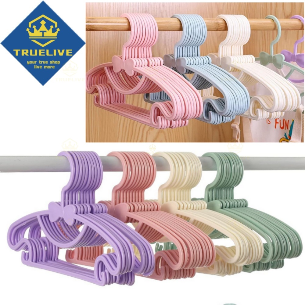 Baby Clothing Display - 30/20/10/5/1 Buah Rak Pakaian Bayi Plastik