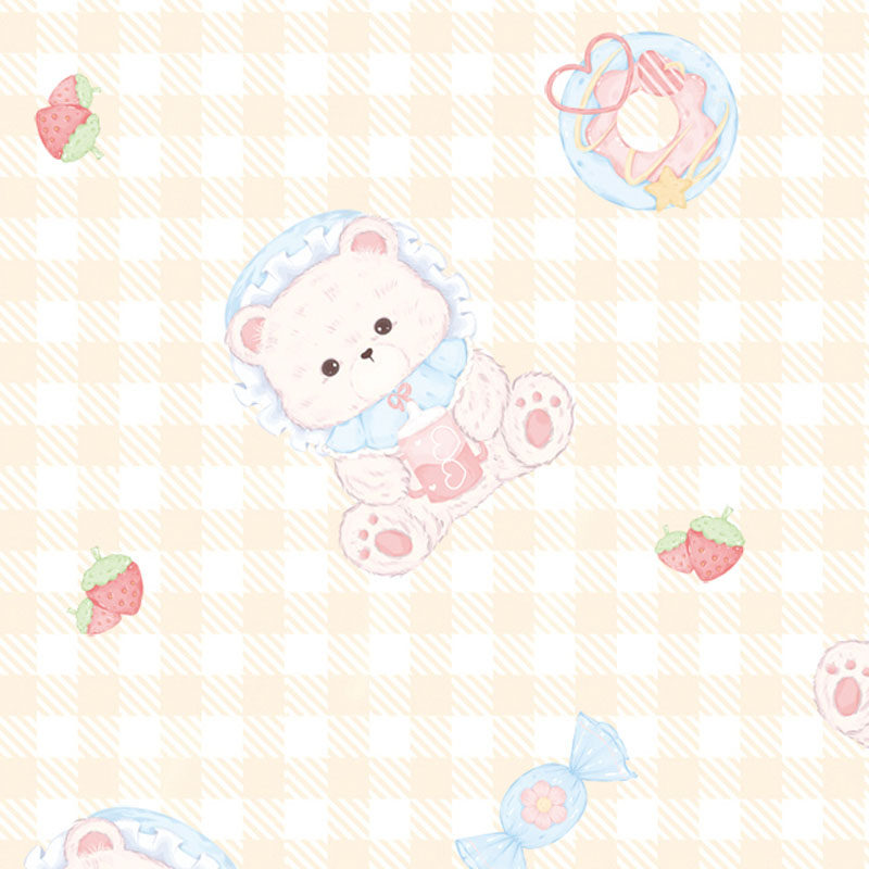 Baby Clothing Us - Kain Lolita Motif “Baby Bear” Kuning
