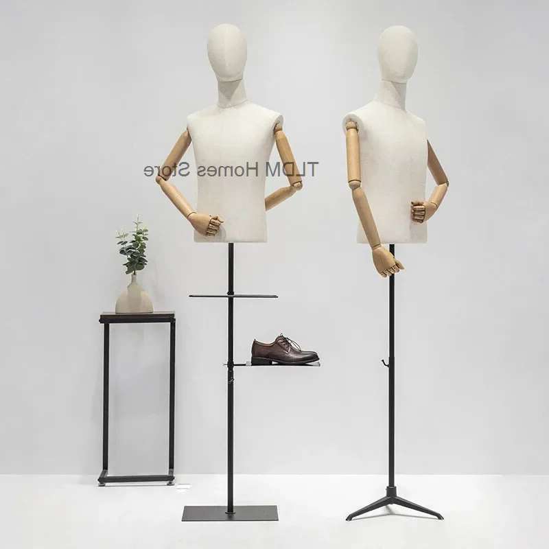 Baby Clothing Display Stand - Manekin Pria Setengah Badan, Manekin Toko