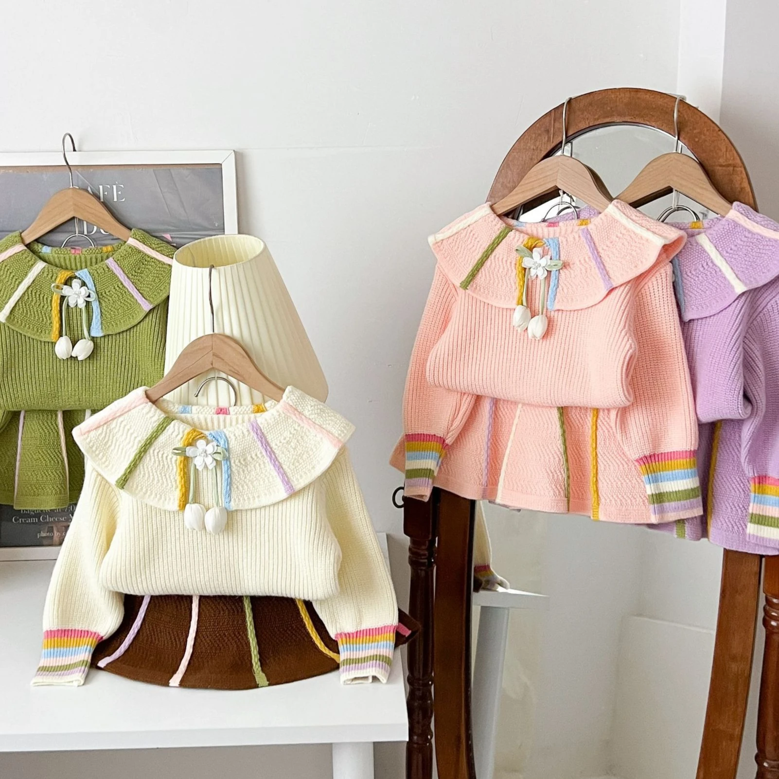 Baby Clothing Jumpers - Setelan Anak Perempuan 2026 Musim Semi
