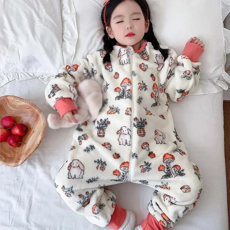 Baby Clothing For Sleep - Baju tidur anak bayi flanel kartun,