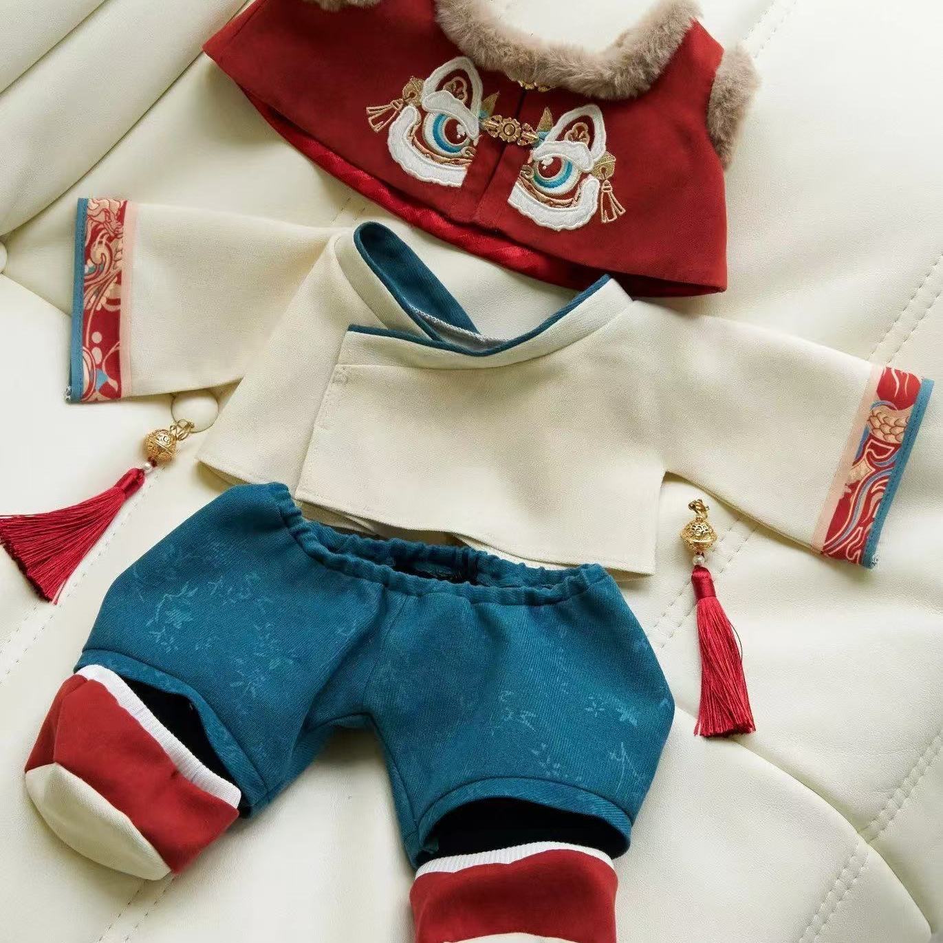 Baby Clothing Us - Boneka 40cm dengan pakaian Tahun Baru,