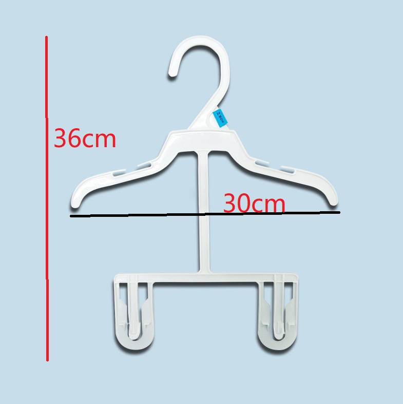10 pcs Gantungan Baju Plastik  - Baby Clothing Display Stand ulasan dan harga