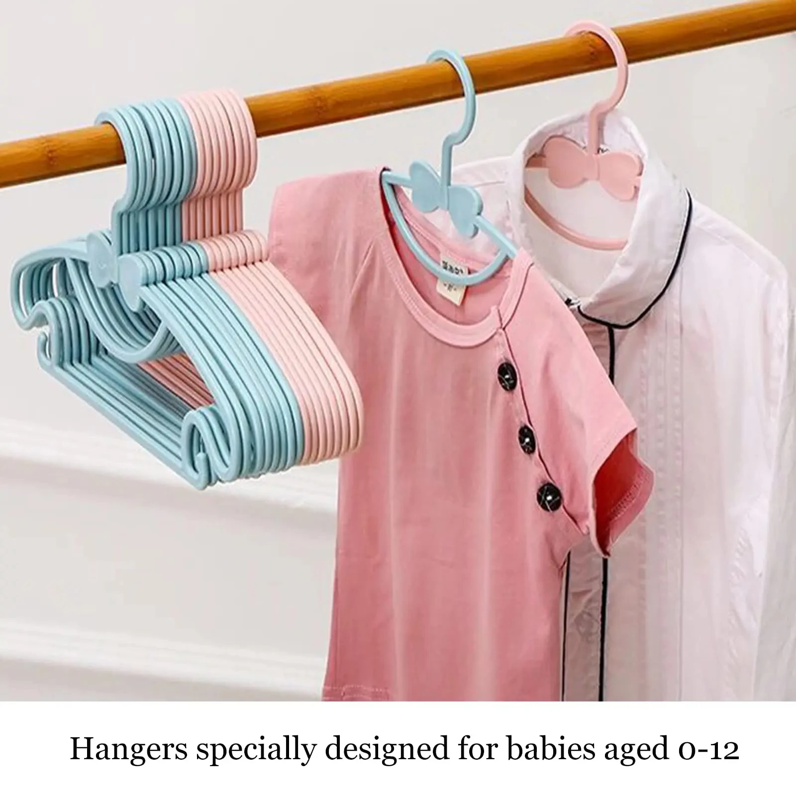 Gantungan Baju Bayi 10pcs Rak  - Baby Clothing Display ulasan dan harga