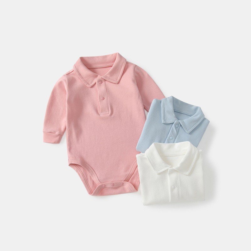 Bodysuit Kerah Polo Bayi 100%  - Romper Onesie Baby ulasan dan harga