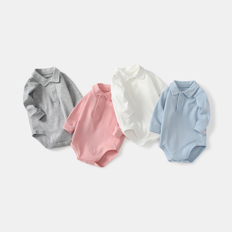 Bodysuit Kerah Polo Bayi 100%  - Romper Onesie Baby ulasan dan harga