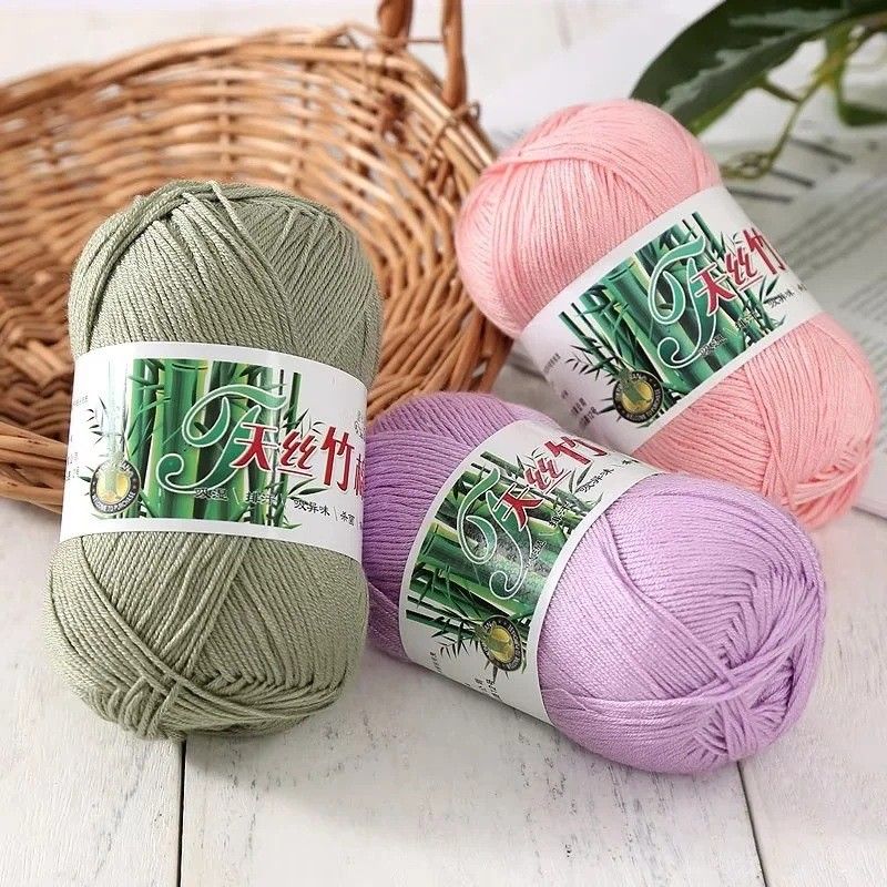 Benang Katun Bambu Arang Halus - Baby Clothing Yarn ulasan dan harga