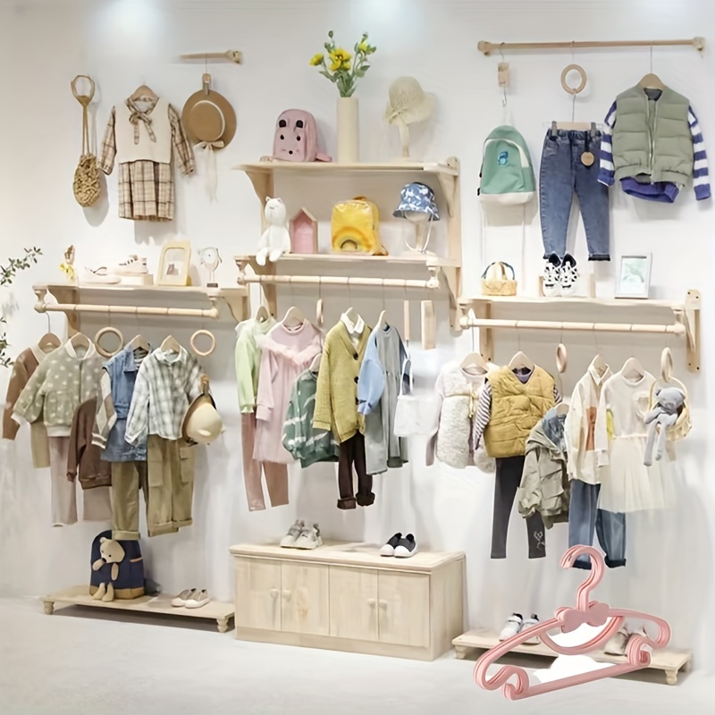 Gantungan baju anak-anak, 10 b - Baby Clothing Display ulasan dan harga