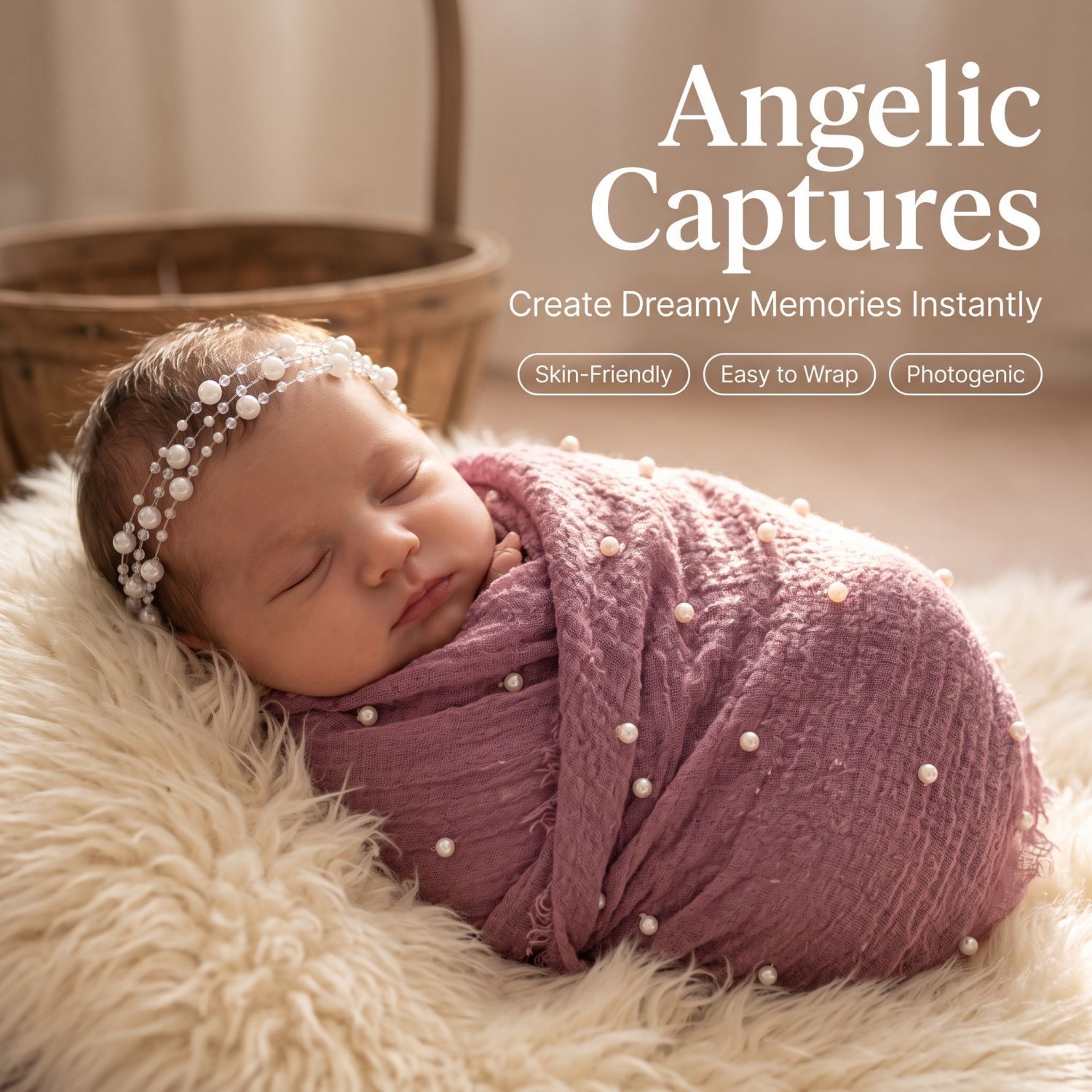 Kain pembungkus fotografi anak - Baby Clothing Us ulasan dan harga