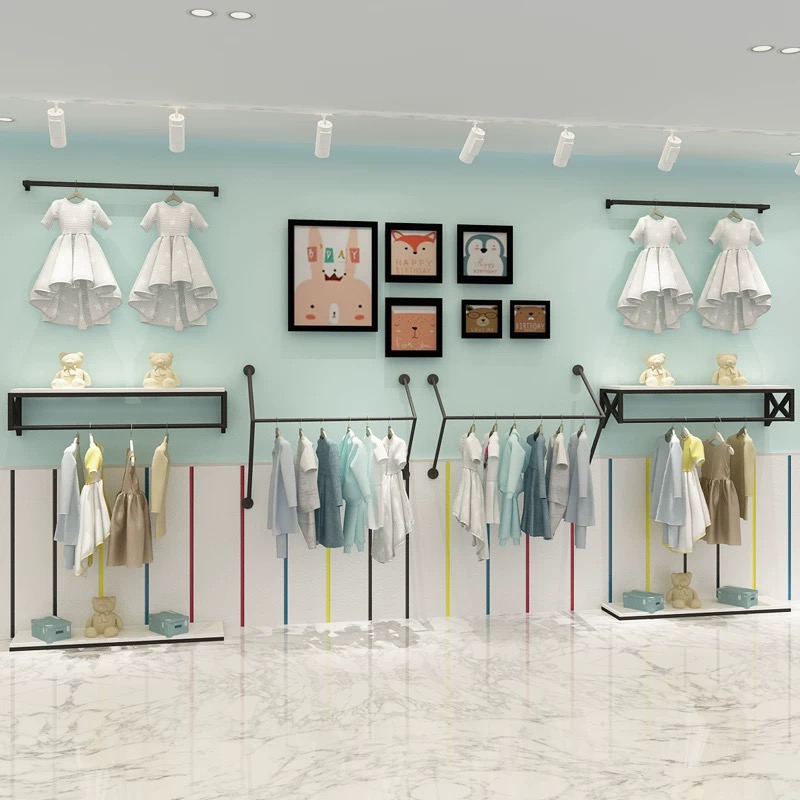 Rak Display Toko Pakaian Anak, - Baby Clothing Display ulasan dan harga
