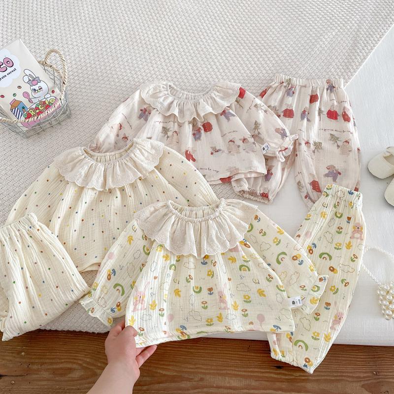 Set pakaian rumah bayi perempu - Baby Clothing For Sleep ulasan dan harga