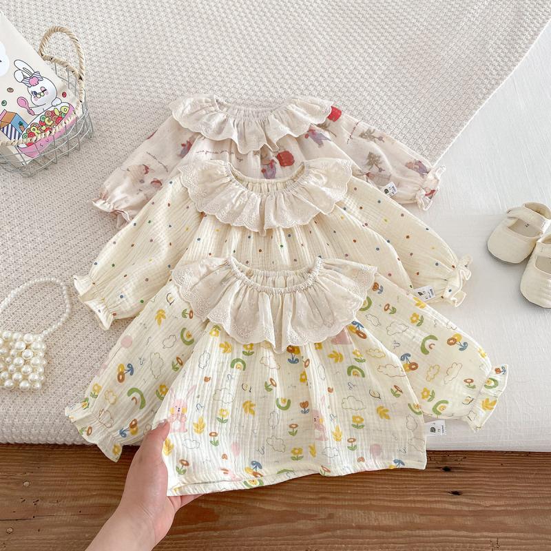 Set pakaian rumah bayi perempu - Baby Clothing For Sleep ulasan dan harga