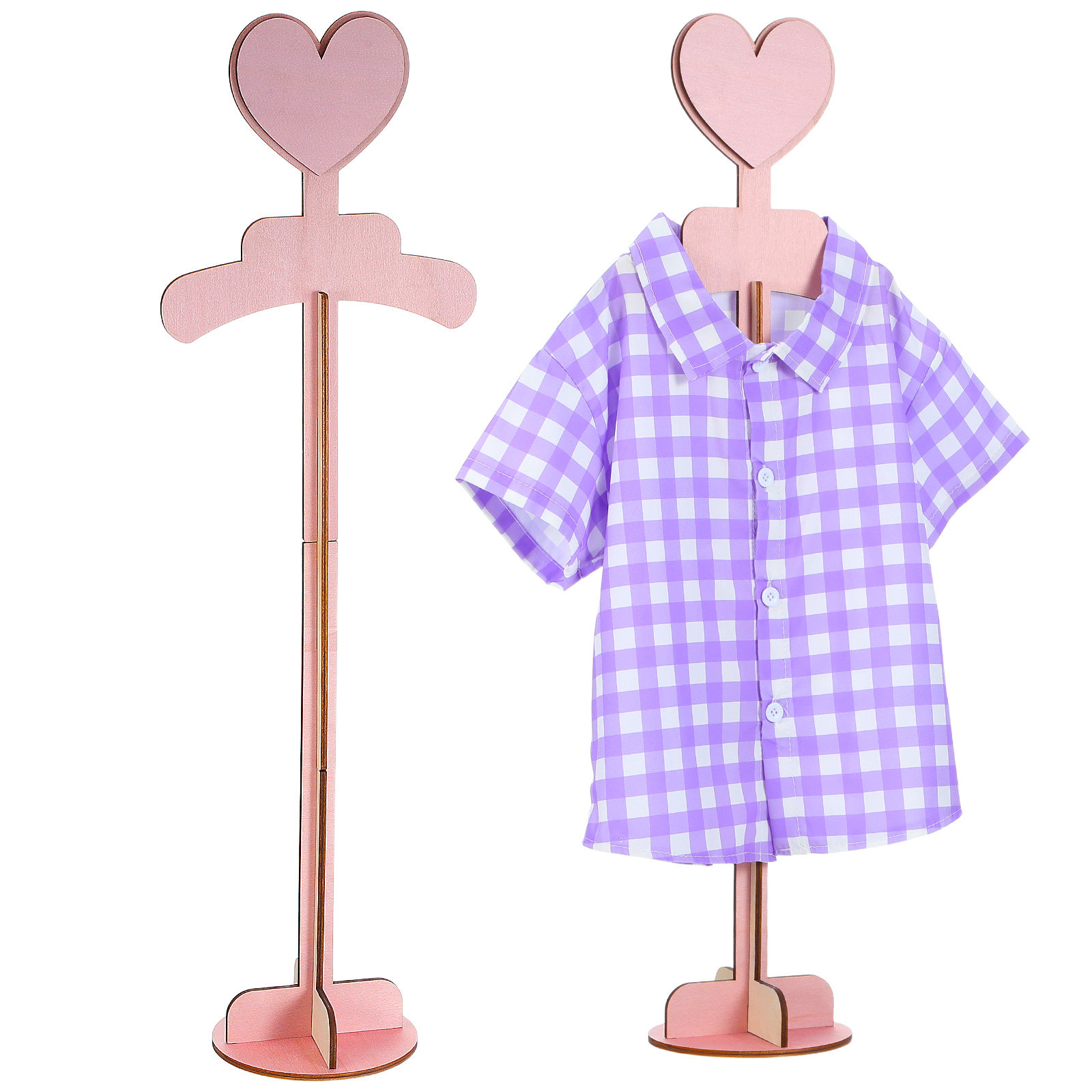 Rak Pakaian Bayi Kayu untuk Ka - Baby Clothing Display Stand ulasan dan harga