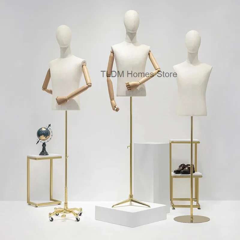 Manekin Pria Setengah Badan, M - Baby Clothing Display Stand ulasan dan harga