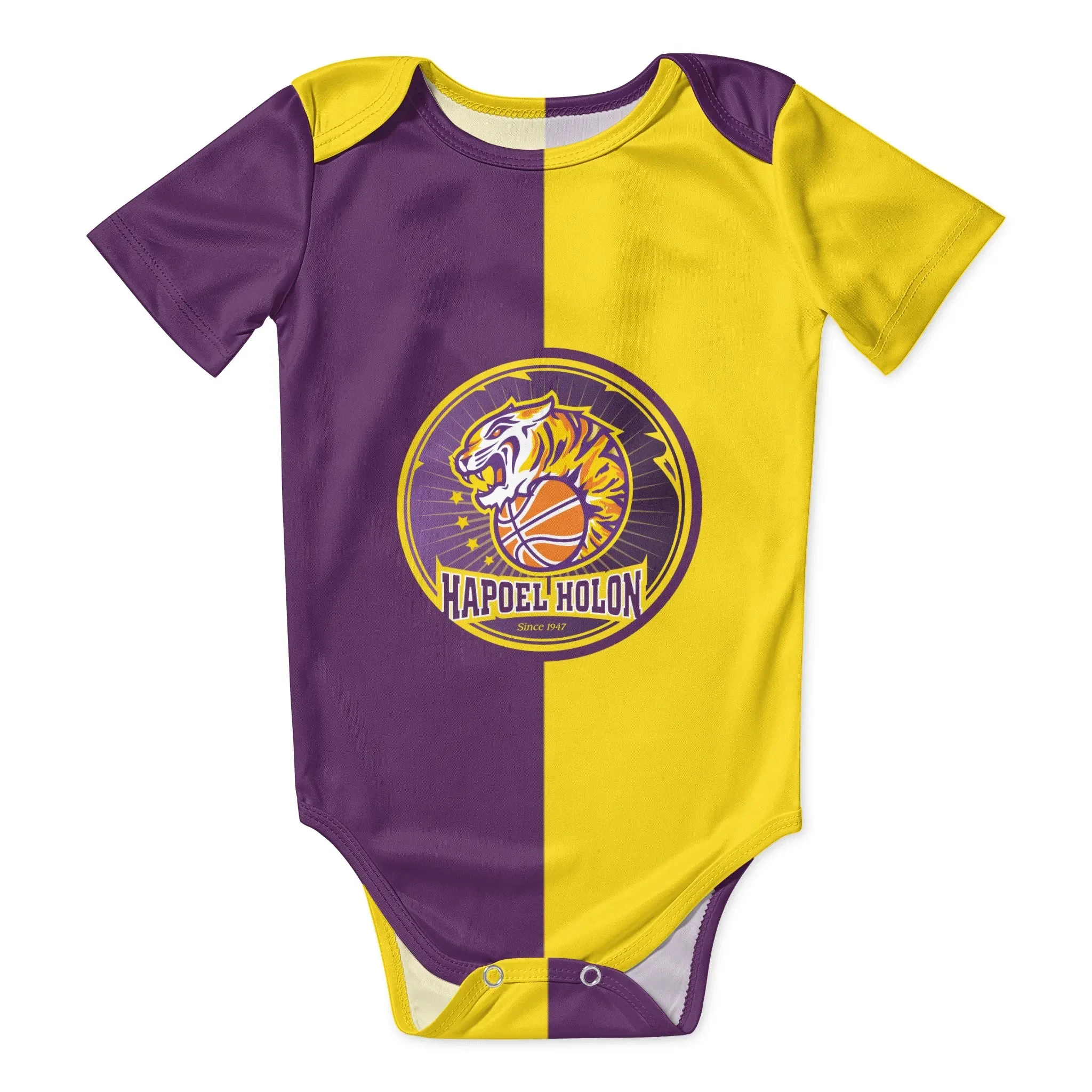 Hapoel Holon Bodysuit Bayi Bas - Romper Onesie Baby ulasan dan harga