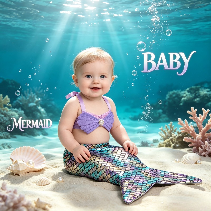 Kostum Cosplay Putri Duyung Ba - Baby Clothing Usa ulasan dan harga